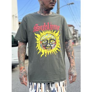 画像2: SUBLIME / Yellow Sun Tシャツ グリーン