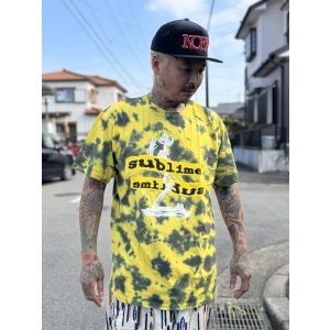 画像1: SUBLIME / Praying Skeleton (Wash Collection) Tシャツ