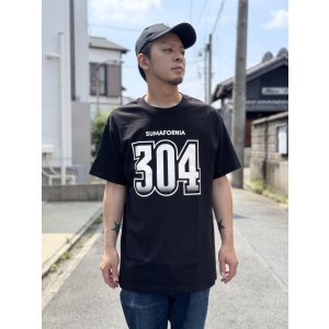 画像1: minos / SS NUMBER 304 Ｔシャツ ブラック