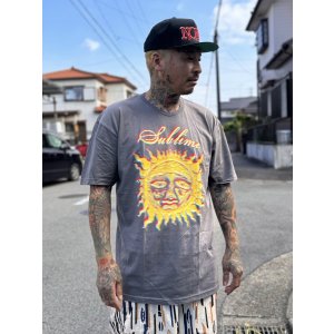 画像1: SUBLIME / 40oz Sun Tシャツ チャコールグレー