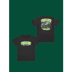画像1: 7月31日23:59分締切 予約注文 送料無料 PICKLE STIX SURFBOARDS / BALL&CHAIN別注 Biohazard Tシャツ ブラック