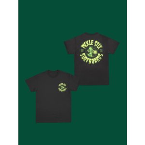 画像1: 7月31日23:59分締切 予約注文 送料無料 PICKLE STIX SURFBOARDS / BALL&CHAIN別注 Pickle Fink Tシャツ ブラック
