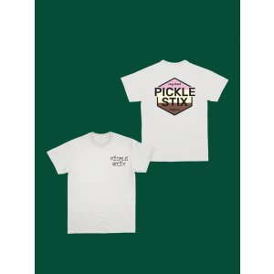 画像1: 7月31日23:59分締切 予約注文 送料無料 PICKLE STIX SURFBOARDS / BALL&CHAIN別注 Neapolitan Tシャツ ホワイト