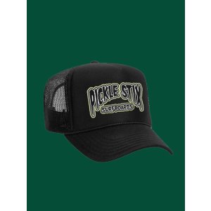画像1: 7月31日23:59分締切 予約注文 送料無料 PICKLE STIX SURFBOARDS / Swamp Style Logo メッシュキャップ