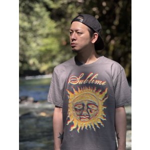 画像1: SUBLIME / 40oz Sun Tシャツ チャコールグレー