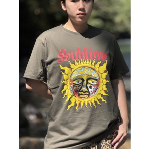 画像11: Lラスト2枚で終了 SUBLIME / Yellow Sun Tシャツ グリーン