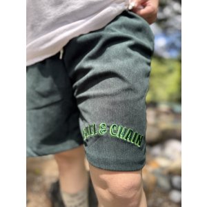 画像14: 送料無料 FUCKIN' MELLOW CLOTHING / "Hula Logo" designed by LOWHIDE コーデュロイ イージーショーツ ダークグリーン
