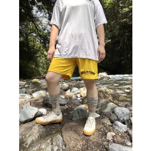 画像12: 送料無料 FUCKIN' MELLOW CLOTHING / "Hula Logo" designed by LOWHIDE コーデュロイ イージーショーツ イエロー
