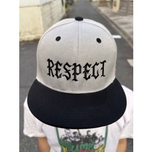 画像1: FUCKIN' MELLOW / RESPECT Artwork by WACKY  スナップバックキャップ グレー/ブラック