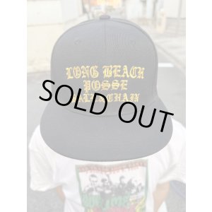 画像8: FUCKIN' MELLOW CLOTHING / Long Beach Posse スナップバックキャップ ブラック/ゴールド