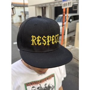 画像10: FUCKIN' MELLOW / RESPECT Artwork by WACKY  スナップバックキャップ ブラック/ゴールド