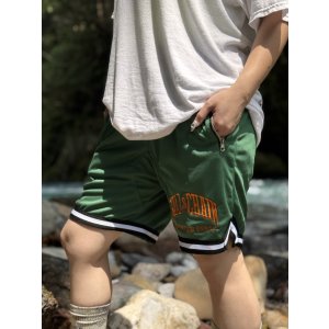 画像14: 送料無料 FUCKIN' MELLOW CLOTHING / Long Beach Posse artwork by PICTURE MOUSE バスケショーツ グリーン