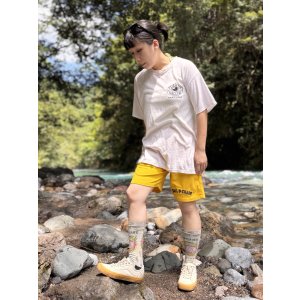 画像11: 送料無料 FUCKIN' MELLOW CLOTHING / "Hula Logo" designed by LOWHIDE コーデュロイ イージーショーツ イエロー