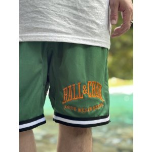 画像3: 送料無料 FUCKIN' MELLOW CLOTHING / Long Beach Posse artwork by PICTURE MOUSE バスケショーツ グリーン