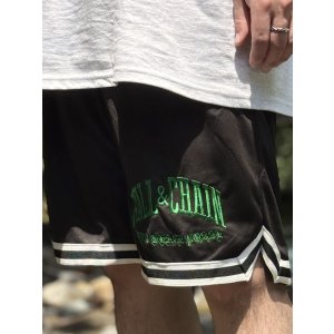 画像5: 送料無料 FUCKIN' MELLOW CLOTHING / Long Beach Posse artwork by PICTURE MOUSE バスケショーツ ブラック