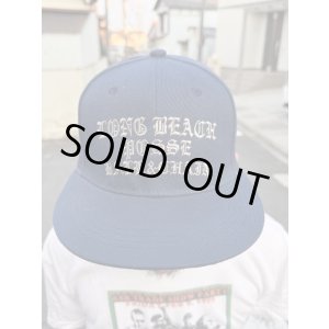 画像8: FUCKIN' MELLOW CLOTHING / Long Beach Posse スナップバックキャップ ネイビー/グレー