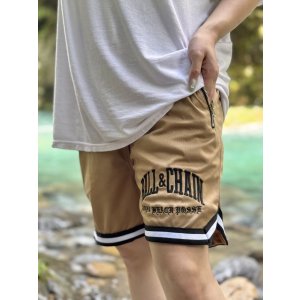 画像13: 送料無料 FUCKIN' MELLOW CLOTHING / Long Beach Posse artwork by PICTURE MOUSE バスケショーツ カーキ