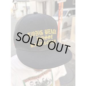 画像11: FUCKIN' MELLOW CLOTHING / Long Beach Posse スナップバックキャップ ブラック/ゴールド