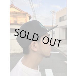 画像13: ラスト1枚で終了 FUCKIN' MELLOW CLOTHING x PICTURE MOUSE / スナップバックキャップ ブラック/グリーン