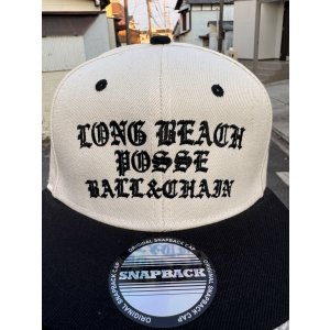 画像2: FUCKIN' MELLOW CLOTHING / Long Beach Posse スナップバックキャップ カーキ/ブラック