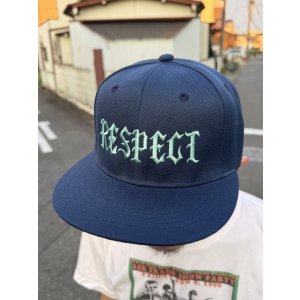 画像11: FUCKIN' MELLOW / RESPECT Artwork by WACKY  スナップバックキャップ ネイビー/ライトブルー