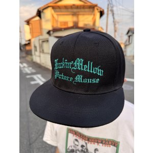 画像10: FUCKIN' MELLOW CLOTHING x PICTURE MOUSE / スナップバックキャップ ブラック/グリーン