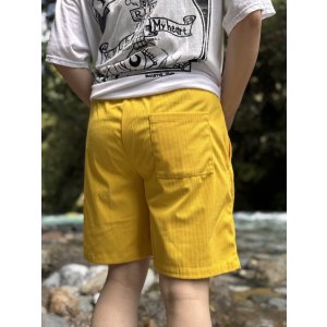 画像18: 送料無料 FUCKIN' MELLOW CLOTHING / "Hula Logo" designed by LOWHIDE コーデュロイ イージーショーツ イエロー