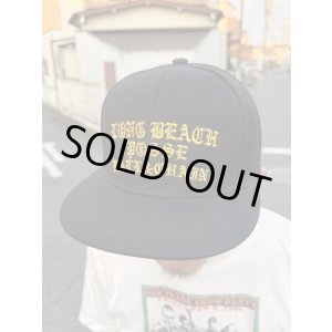 画像10: FUCKIN' MELLOW CLOTHING / Long Beach Posse スナップバックキャップ ブラック/ゴールド
