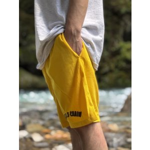 画像5: 送料無料 FUCKIN' MELLOW CLOTHING / "Hula Logo" designed by LOWHIDE コーデュロイ イージーショーツ イエロー