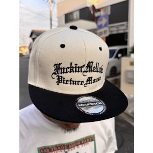 画像11: FUCKIN' MELLOW CLOTHING x PICTURE MOUSE / スナップバックキャップ カーキ/ブラック