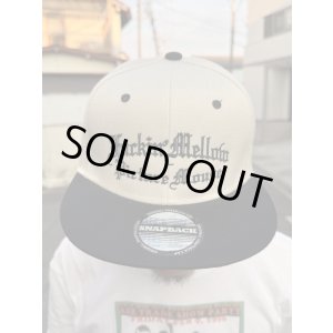 画像7: FUCKIN' MELLOW CLOTHING x PICTURE MOUSE / スナップバックキャップ カーキ/ブラック