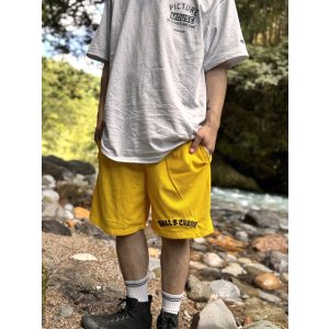 画像4: 送料無料 FUCKIN' MELLOW CLOTHING / "Hula Logo" designed by LOWHIDE コーデュロイ イージーショーツ イエロー