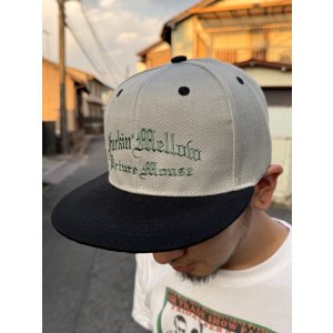 画像10: FUCKIN' MELLOW CLOTHING x PICTURE MOUSE / スナップバックキャップ グレー/グリーン