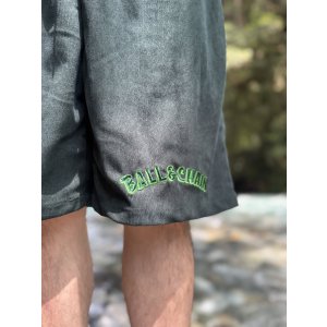 画像4: 送料無料 FUCKIN' MELLOW CLOTHING / "Hula Logo" designed by LOWHIDE コーデュロイ イージーショーツ ダークグリーン