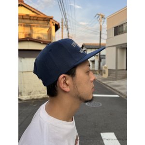 画像13: FUCKIN' MELLOW CLOTHING / Long Beach Posse スナップバックキャップ ネイビー/グレー