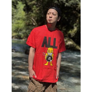 画像1: ALL / Allroy Sez Tシャツ レッド SST Records Official
