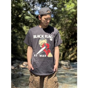 画像3: BLACK FLAG / My War Tシャツ ブラック SST Records Official 