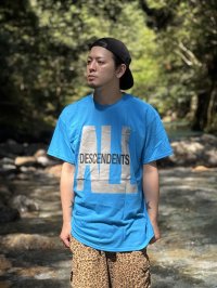 DESCENDENTS x ALL Tシャツ ブルー SST Records Official