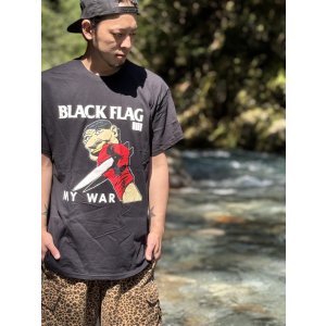 画像4: BLACK FLAG / My War Tシャツ ブラック SST Records Official 