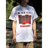 Mサイズラスト1枚で終了 BLACK FLAG / Damaged Tシャツ ホワイト SST Records Official