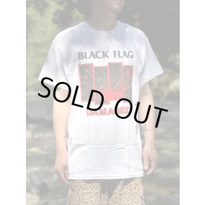 画像1: 1000円OFF Mサイズラスト1枚で終了 BLACK FLAG / Damaged Tシャツ ホワイト SST Records Official