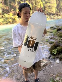送料無料 3枚のみ限定入荷 BLACK FLAG / Bars & Logo スケートボードデッキ  SST Records Official