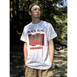 BLACK FLAG / Damaged Tシャツ ホワイト SST Records Official