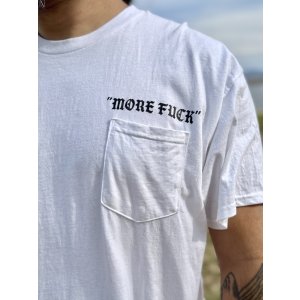 画像6: 送料無料 MORE FUCK / Opie Owl ポケットTシャツ ホワイト