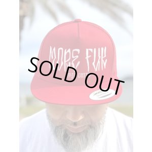 画像3: 送料無料 ラスト1枚で終了 MORE FUCK / More Fuk メッシュスナップバックキャップ レッド