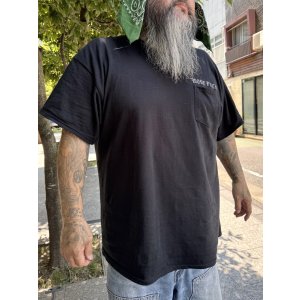 画像7: 送料無料 MORE FUCK / Opie Owl ポケットTシャツ ブラック