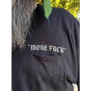 画像8: 送料無料 MORE FUCK / Opie Owl ポケットTシャツ ブラック