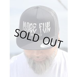 画像4: 送料無料 残り2枚で終了 MORE FUCK / MORE FUK メッシュスナップバックキャップ ブラック