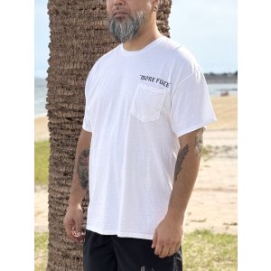 画像5: 送料無料 MORE FUCK / Opie Owl ポケットTシャツ ホワイト
