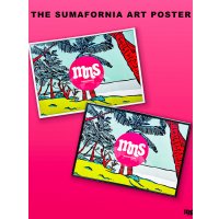 送料無料 1枚限定再入荷 minos / THE SUMAFORNIA ART POSTER  A2(594mmx420mm）
